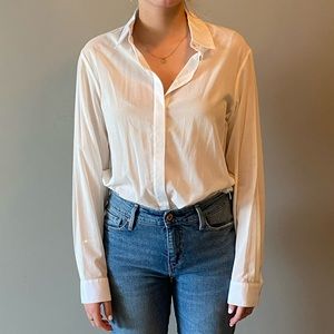 Rag & Bone Button Down White Shirt